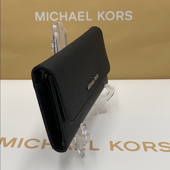 Michael Kors Jet Set Travel Lg Trifold Wallet - Picture 12 of 16